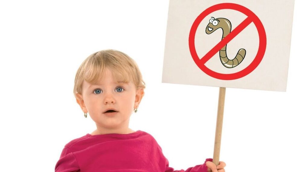 Children are most susceptible to worms