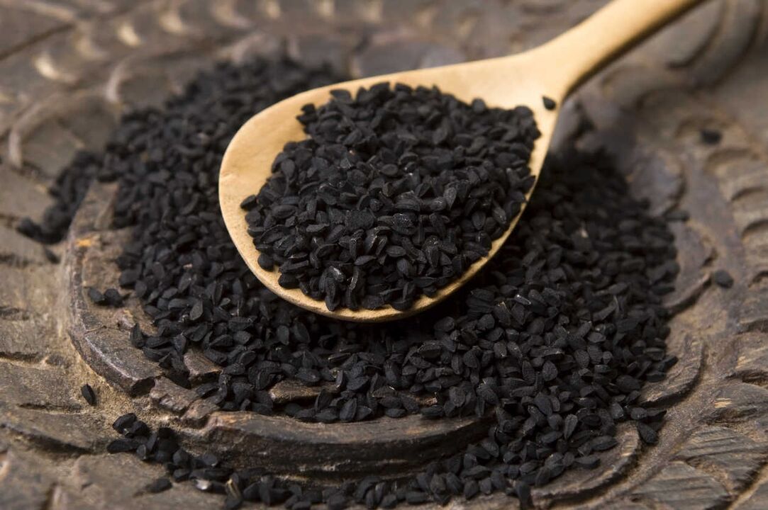 To get rid of parasites, you need to eat a spoonful of black cumin on an empty stomach. 