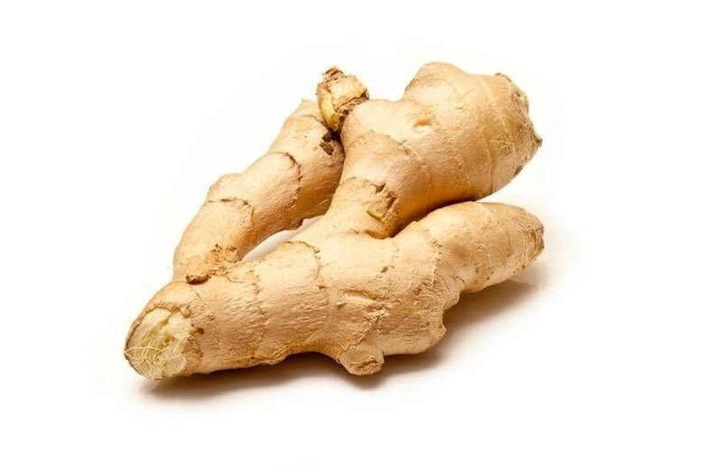 Ginger root targets worms