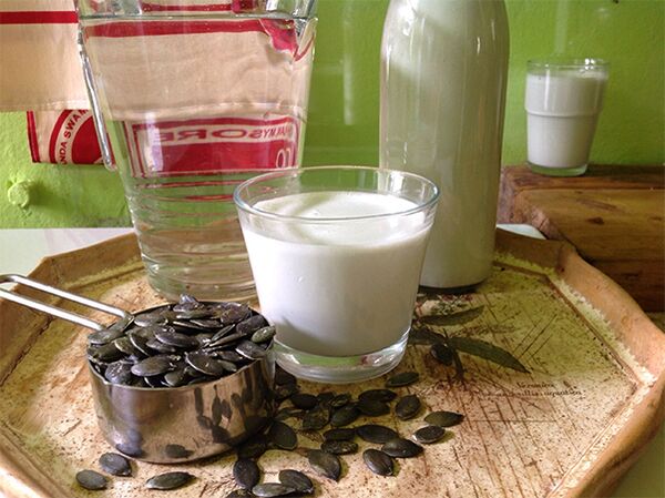 Pumpkin seed milk repellent