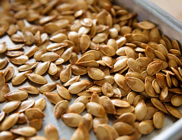 Pumpkin seeds control parasites